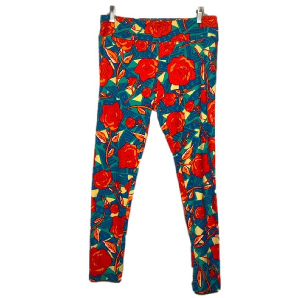 Lularoe Tall & Curvy floral leggings